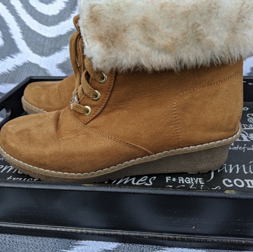 Mk Fur Boots - image 8